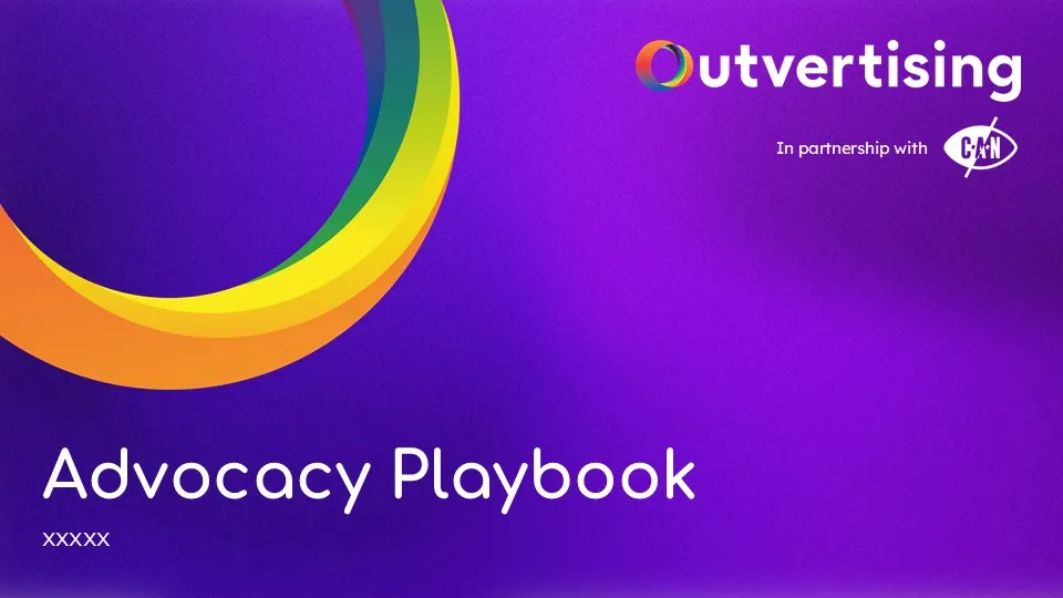 Welcome Slide Ourvertising: Advocacy Playbook