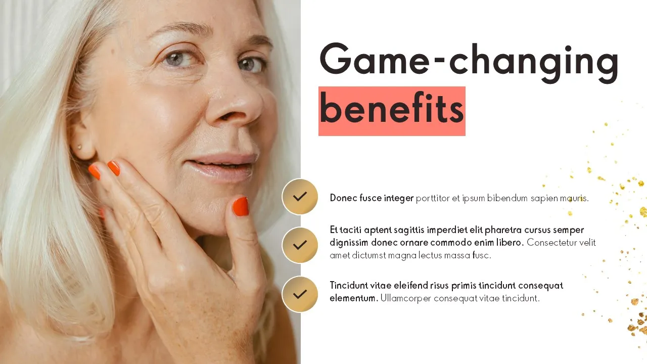 Example Slide Novage+: Game changing benefits